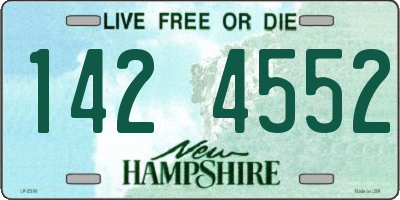 NH license plate 1424552