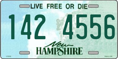 NH license plate 1424556