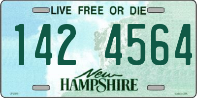 NH license plate 1424564