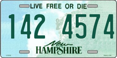 NH license plate 1424574