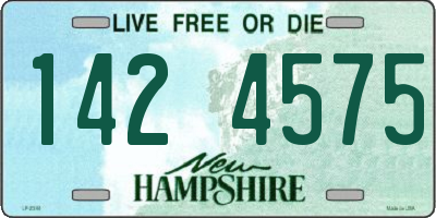 NH license plate 1424575