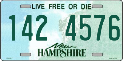 NH license plate 1424576