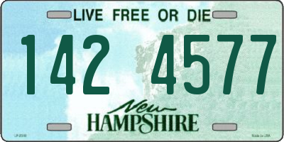 NH license plate 1424577