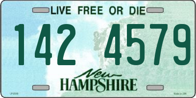 NH license plate 1424579