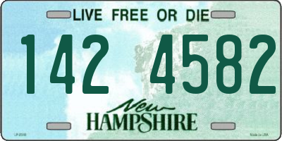 NH license plate 1424582