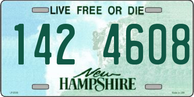 NH license plate 1424608