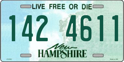 NH license plate 1424611