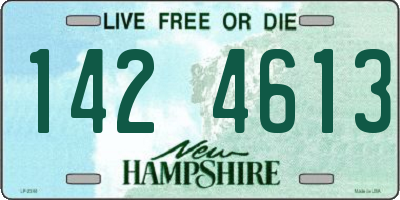 NH license plate 1424613