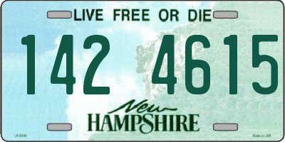 NH license plate 1424615