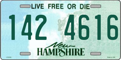NH license plate 1424616