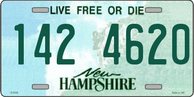 NH license plate 1424620