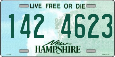 NH license plate 1424623
