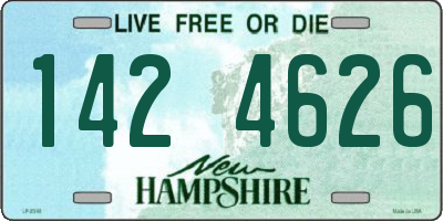 NH license plate 1424626