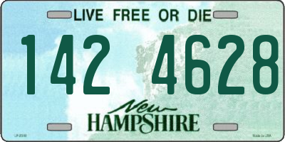 NH license plate 1424628