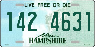 NH license plate 1424631