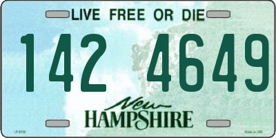 NH license plate 1424649