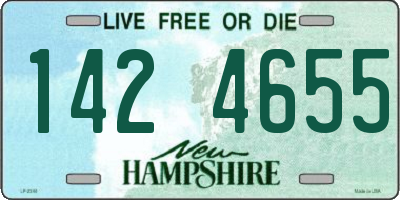 NH license plate 1424655