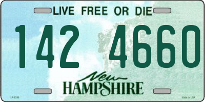 NH license plate 1424660