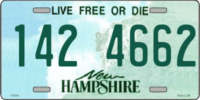 NH license plate 1424662