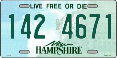 NH license plate 1424671