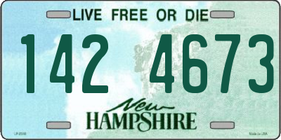 NH license plate 1424673
