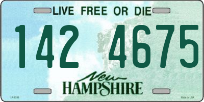NH license plate 1424675