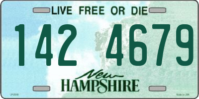 NH license plate 1424679