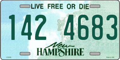 NH license plate 1424683