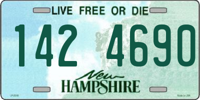 NH license plate 1424690
