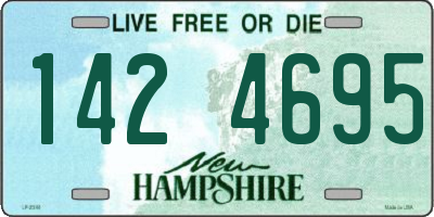 NH license plate 1424695