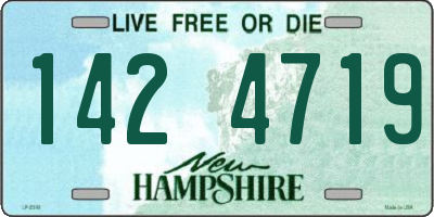 NH license plate 1424719