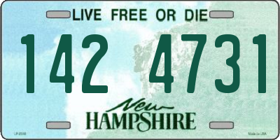 NH license plate 1424731