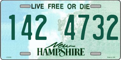 NH license plate 1424732