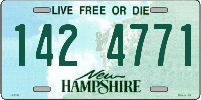 NH license plate 1424771