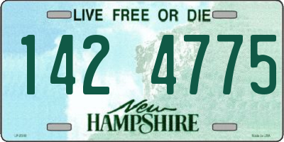 NH license plate 1424775