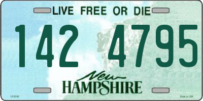 NH license plate 1424795
