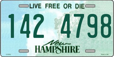 NH license plate 1424798