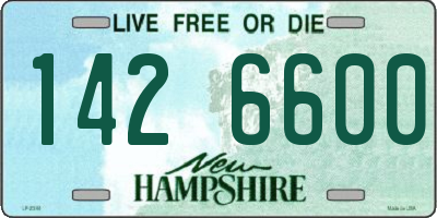 NH license plate 1426600