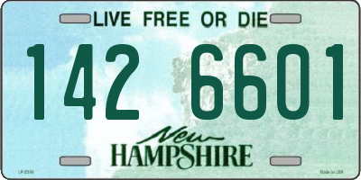 NH license plate 1426601