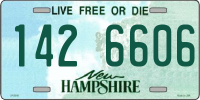 NH license plate 1426606