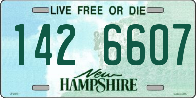 NH license plate 1426607