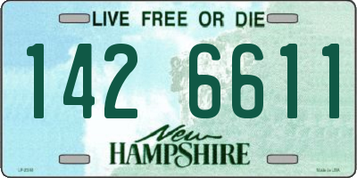 NH license plate 1426611