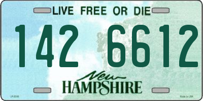 NH license plate 1426612