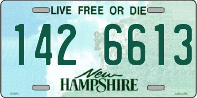NH license plate 1426613