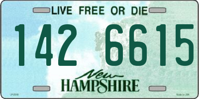 NH license plate 1426615