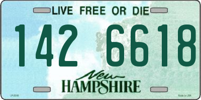NH license plate 1426618