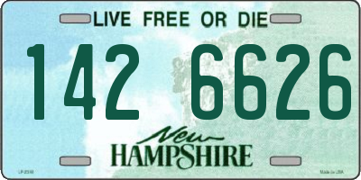 NH license plate 1426626