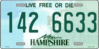 NH license plate 1426633