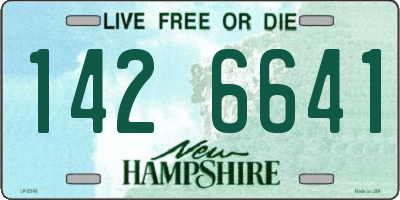 NH license plate 1426641