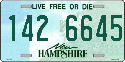 NH license plate 1426645
